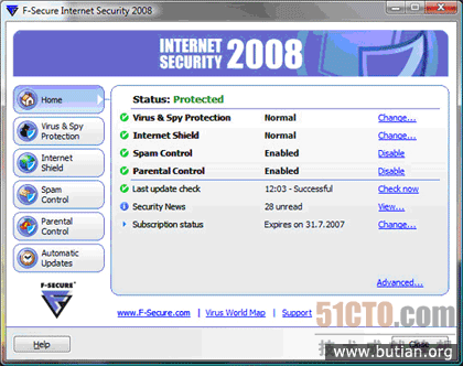 F-Secure Internet security 2008