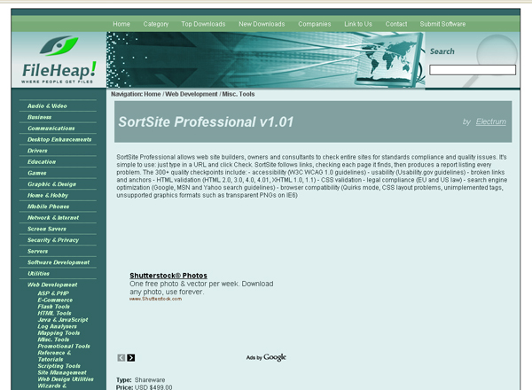 SortSite Professional